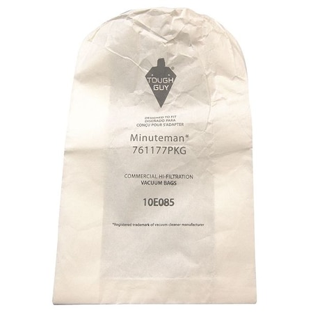 Tough Guy Vacuum Bag, Disposable, 10 PK 10E085