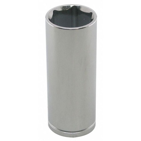 Westward WESTWARD 1/2 in Drive, 29mm Metric Socket, 6 Points, Steel, Chrome, 29 mm 10E247