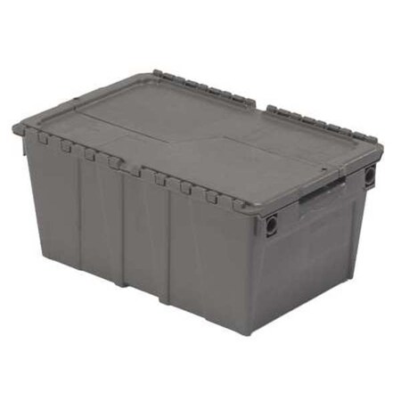 Orbis Gray Attached Lid Container, Plastic FP102 Gray