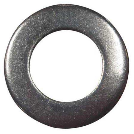 Zoro Select Flat Washer, For Screw Size 1/2" , Steel Zinc Yellow Finish, 50 PK U38405.050.0001