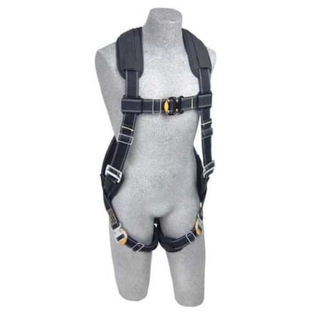 3M Dbi-Sala ExoFit(TM) XP Arc Flash Full Body Harness, S, 420 lb., Quick-Connect Chest/ Back D-Ring 1100943