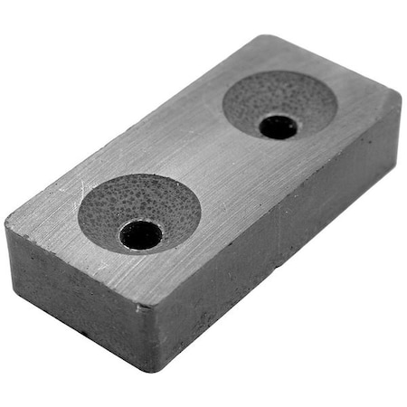 Zoro Select Block Magnet, 3 lb. Pull 10E793