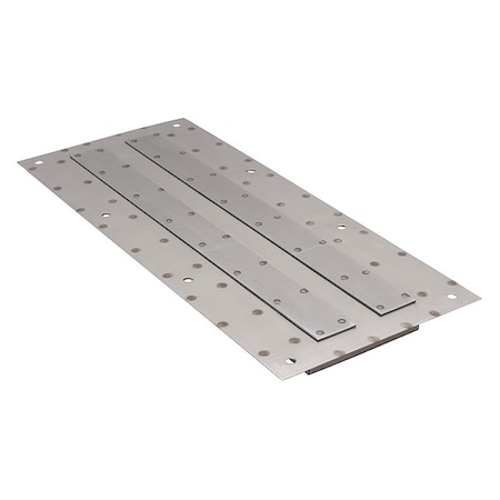 Zoro Select Plate Magnet, 14-1/2 x 8, Ceramic, Alum 10E728