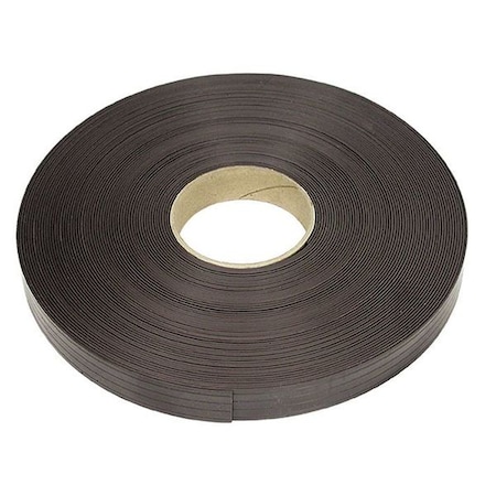 Zoro Select Magnetic Strip, 100 ft. L, 1 In W 10E824