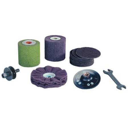 Fein Polishing Set, For SS, For 10F050, 17 Pc 63721006050