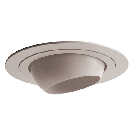 Zoro Select Recessed Trim, 4 Inch, Eyeball 10F205