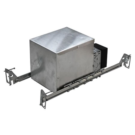 Zoro Select Recessed Down Light Kit, 4in, 50W, No Bulb, Flat, New Construction (Formerly LumaPro) 10F241