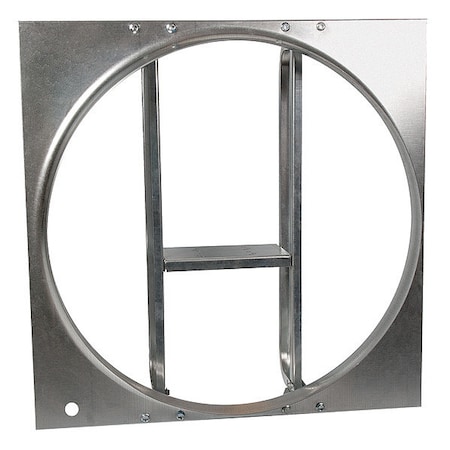 Dayton Exhaust Fan Venturi Frame, 40x40, Galv 10F480