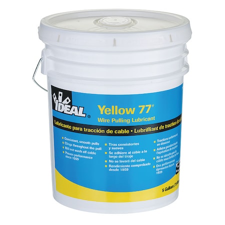 Ideal Wire Pulling Lubricant, 5 gal. Bucket, Ylw 31-355