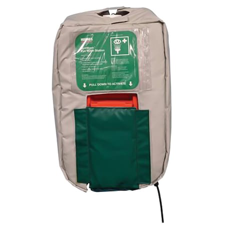 Hughes Safety Showers Heated Jacket for Gravity-Fed 10GFEW Eyewash Station, 120V AC 10GFEW-BLKT-HT