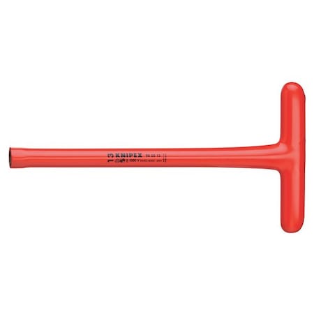 Knipex Nut Driver, 13.0mm, Hollow, Tee, Ins, 12 in. 98 05 13