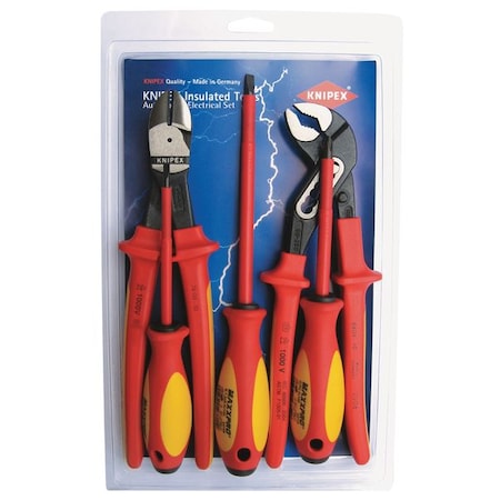 Knipex Insulated Tool Set, 5 pc. 9K 98 98 20 US