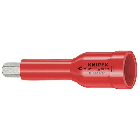 Knipex 1/2" Drive Hexagon Socket 6 pt., Metric 98 49 05