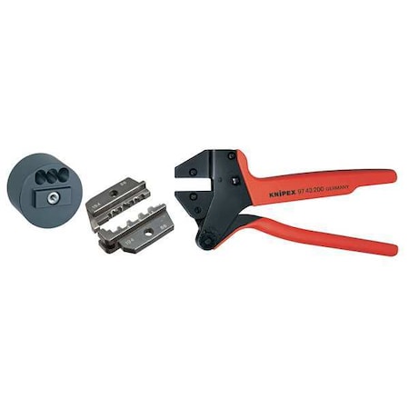 Knipex Crimping Kit, Solar Cable, Ratchet, For MC3 9K 00 80 61 US