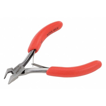 PROTO 4 1/2 in Precision Diagonal Cutting Plier Flush Cut Pointed Nose Uninsulated J2838FCMP