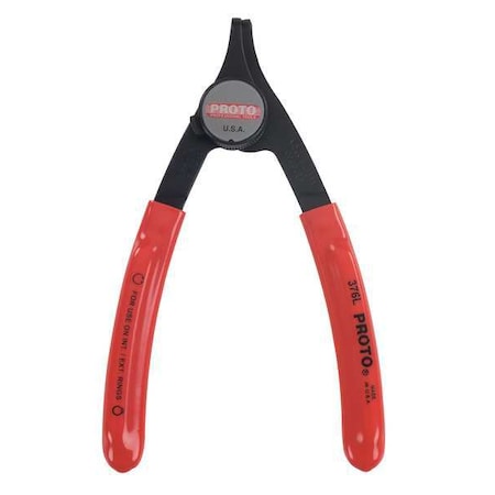 Proto Retaining Ring Pliers, 0.090In Tip, 90 Deg J379