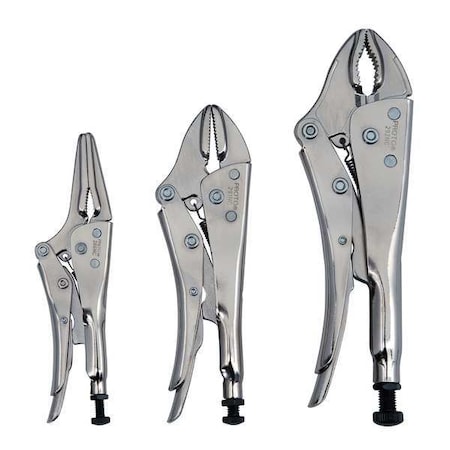 Proto 3 Piece Locking Pliers Set - Nickel Chrome J299NC