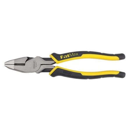 Stanley 9 3/8 in Linemans Plier High Leverage, Steel 89-865