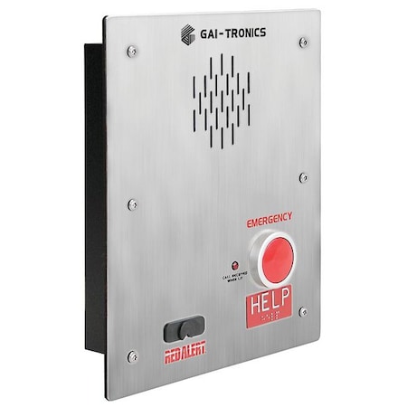 Hubbell Gai-Tronics Emergency Weatherproof Telephone, 1 Button Auto Dial 397-001