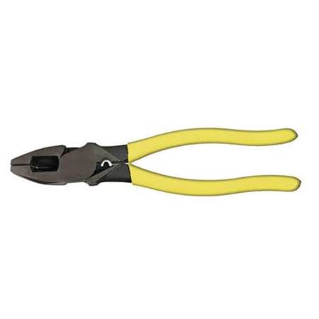 Jonard Tools 9 1/2 in Linemans Plier Fish Tape Puller, Wire Crimper, Chrome Vanadium Steel JIC-685