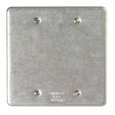 Appleton Electric 2 Gangs -Gang Horizontal, Vertical Weatherproof Cover, 4-5/8 in W, 4-5/8 in H FSK-2B