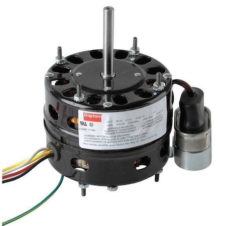 Dayton HVAC Motor, 1/20 HP, 1625 rpm, 115V 10J172