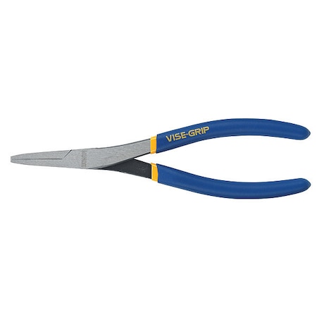 Irwin Flat Nose Plier, 8 in., Serrated FL8