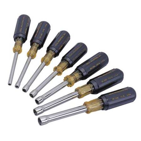IDEAL Nut Driver Set, 7 Pieces, SAE, Hollow 35-299