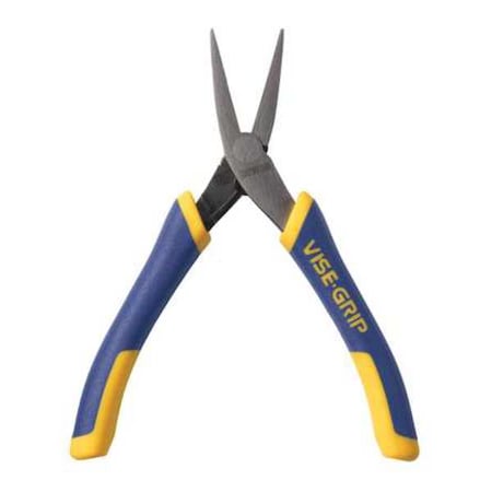 Irwin Flat Nose Plier, 5-1/4 in., Serrated FN5