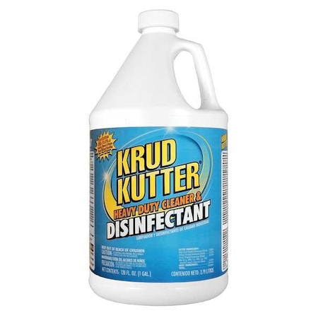 KRUD KUTTER Cleaner and Disinfectant, 1 gal. Bottle, Unscented DH012