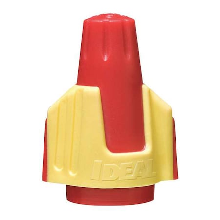 Ideal Twist-On Wire Connector, 8 AWG Max, Red, Tan, Polypropylene with TPE Overmold Insulation, 600 V 30-244J
