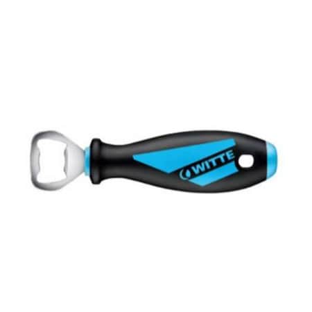 Witte Bottle Opener, 6-5/16 In L, Stl, Grey/Blue 9T 967