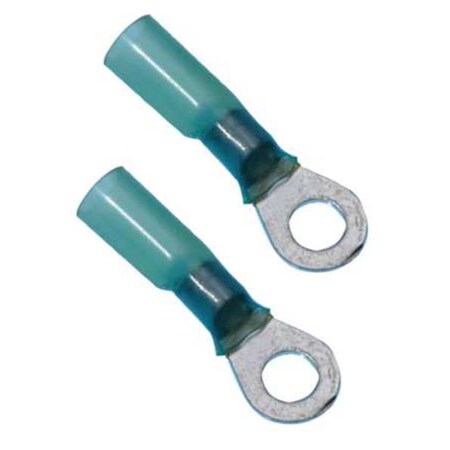 Te Connectivity 16-14 AWG Heat-Shrink Ring Terminal #8 Stud PK25 CPGI-B-106-1402-25