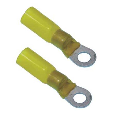Te Connectivity 12-10 AWG Heat-Shrink Ring Terminal 3/8" Stud PK25 CPGI-B-106-1993-25