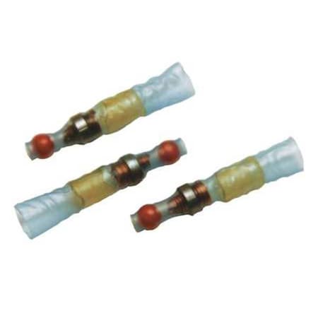 Te Connectivity Butt Splice Wire Connector, 12 AWG Max, Red, Heat Shrink Insulation, 600 V, 100 PK CPGI-WWG-SGRS-2-BULK