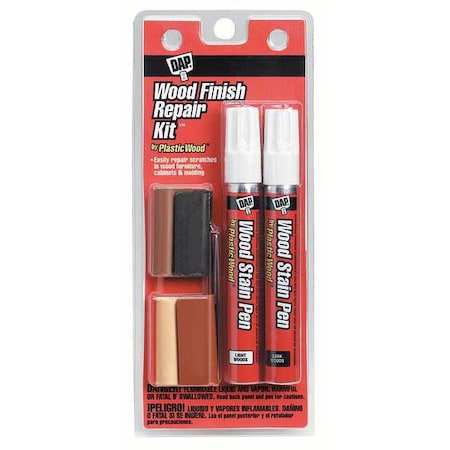 Dap Wood Finish Repair Kit, Package, Multi, PlasticWood 97500
