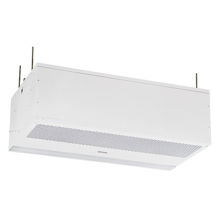 MARS Recessed Heated Air Curtain, Aluminium PH1042-1EFH-PW