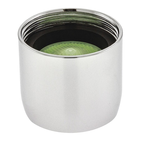 Neoperl 0.5 gpm Outlet, 3/4 in - 27 Thread Size, Chrome, Brass 5510105