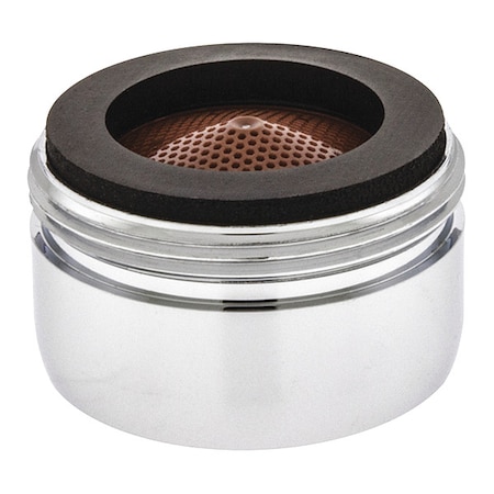 Neoperl 1.8 gpm Outlet, 15/16 in - 27 Thread Size, Chrome, Brass 5509305