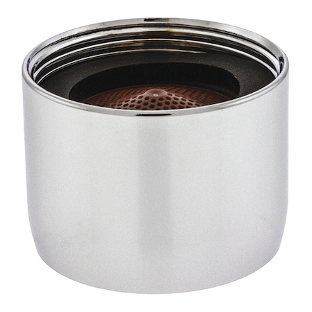 Neoperl 1.8 gpm Outlet, 55/64 in - 27 Thread Size, Chrome, Brass 5509405