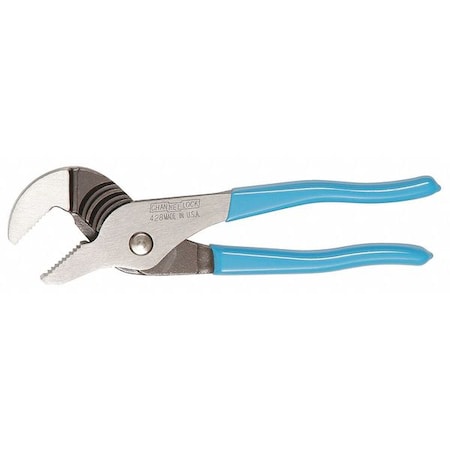 Channellock 8 in Straight Jaw Tongue and Groove Plier, Serrated 428