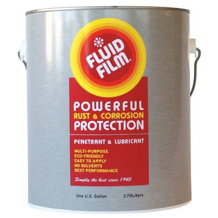 Fluid Film Fluid Film Non-Aerosol (NAS) Liquid Lubricant & Corrosion Inhibitor, Can, 1 Gal CA