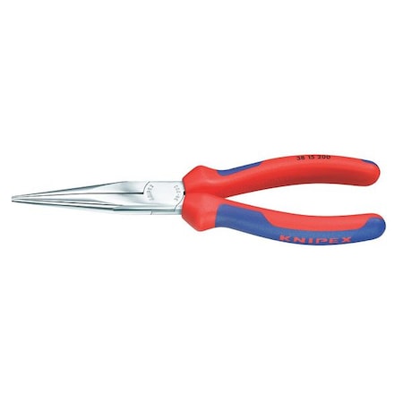 Knipex 8 in Needle Nose Plier Multi-Component Grip Handle 38 15 200
