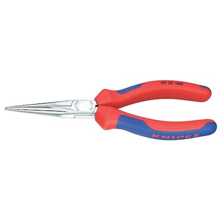 Knipex Needle Nose Plier, 6-1/4", Serrated 29 25 160