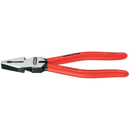 Knipex 7 1/4 in Linemans Plier High Leverage, Steel 02 01 180