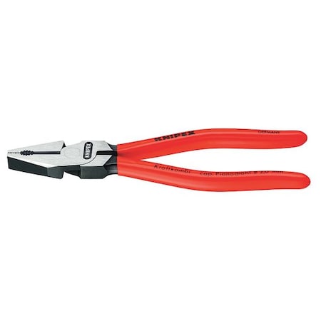Knipex 9 in Linemans Plier High Leverage, Steel 02 01 225