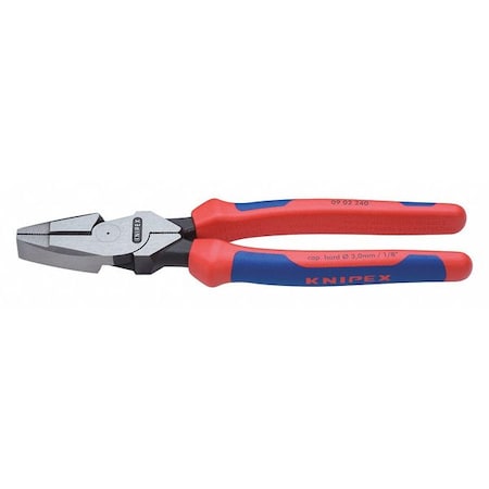 Knipex 9 1/4 in Linemans Plier High Leverage, Steel 09 02 240 SBA