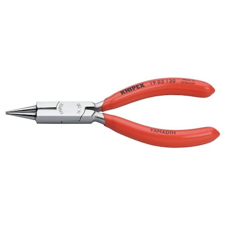 Knipex Round Nose Plier, 5-1/4" L, 5/16" Jaw 19 03 130