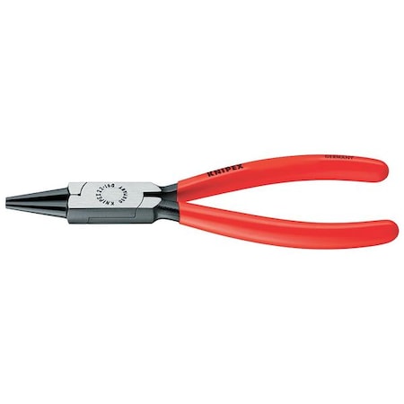 Knipex 5 1/2 in Round Nose Plier Plastic Coated Handle 22 01 140