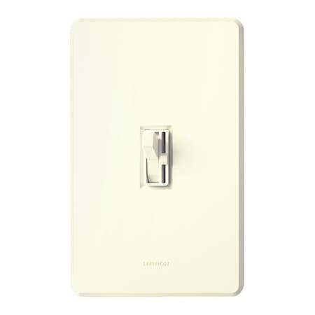 LUTRON Lighting Dimmer, Toggle, Almond, 120V AYCL-153P-AL